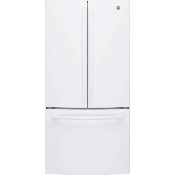 GE 24.7 Cu. Ft. French Door Refrigerator Internal Water Dispenser High Gloss White from Kings Outlet
