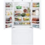 GE - 24.7 Cu. Ft. French Door Refrigerator with Internal Water Dispenser - High Gloss White - Image 5