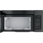 GE - 1.6 Cu. Ft. Over-the-Range Microwave with Convenience Cooking Controls - Black - Image 3