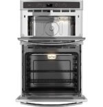 GE Profile - 27" Built-In Double Electric Convection Wall Oven with Built-In Microwave - Stainless Steel - Image 2