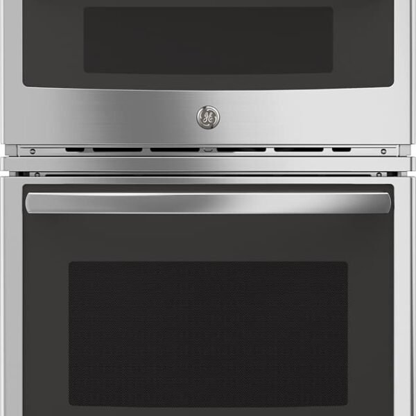 GE Profile 27" Built-In Double Electric Convection Wall Oven Built-In Microwave Stainless Steel from Kings Outlet