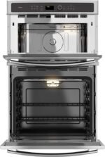 GE Profile - 27" Built-In Double Electric Convection Wall Oven with Built-In Microwave - Stainless Steel - Image 6
