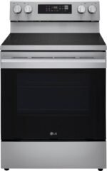 LG - 6.3 Cu. Ft. Freestanding Electric True Convection Smart Range with Air Fry and UltraHeat Element - Stainless Steel - Image 7