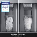 Samsung 22 cu. ft. Side-by-Side Counter Depth Smart Refrigerator All-Around Cooling Stainless Steel from Kings Outlet