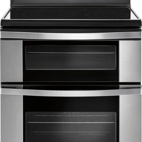 Whirlpool 6.7 Cu. Ft. Self-Cleaning Freestanding Double Oven Electric Convection Range Stainless Steel from Kings Outlet