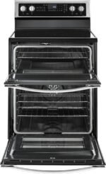 Whirlpool 6.7 Cu. Ft. Self-Cleaning Freestanding Double Oven Electric Convection Range Stainless Steel from Kings Outlet