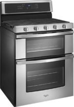 Whirlpool 6.0 Cu. Ft. Self-Cleaning Freestanding Double Oven Gas Convection Range Stainless Steel from Kings Outlet
