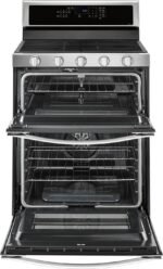 Whirlpool 6.0 Cu. Ft. Self-Cleaning Freestanding Double Oven Gas Convection Range Stainless Steel from Kings Outlet
