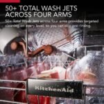KitchenAid 24" Front Control Built-In Stainless Steel Tub Dishwasher 3rd Rack 50+ Total Wash from Kings Outlet