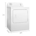 Amana 6.5 Cu. Ft. Electric Dryer Automatic Dryness Control White from Kings Outlet