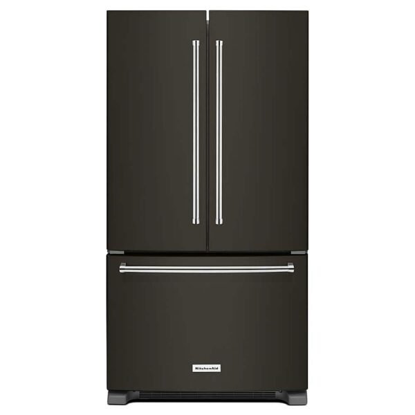 KitchenAid 25 cu. ft. French Door Refrigerator Interior Water Dispenser Black Stainless Steel from Kings Outlet