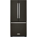 KitchenAid - 20 Cu. Ft. French Door Refrigerator - Black Stainless Steel