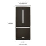 KitchenAid - 20 Cu. Ft. French Door Refrigerator - Black Stainless Steel - Image 2