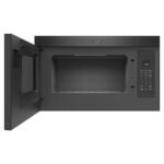 Whirlpool - 1.1 Cu. Ft. Over-the-Range Microwave with Flush Built-in Design - Black Stainless Steel - Image 2