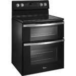 Whirlpool - 6.7 Cu. Ft. Self-Cleaning Freestanding Double Oven Electric Convection Range - Black - Image 2