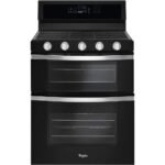 Whirlpool - 6.0 Cu. Ft. Self-Cleaning Freestanding Double Oven Gas Convection Range - Black