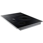 Samsung - 30" Induction Cooktop with WiFi and Virtual Flame - Stainless Steel - Image 2
