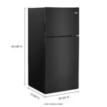 Maytag 18.1 Cu. Ft. Top-Freezer Refrigerator Black from Kings Outlet