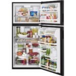 Maytag 18.1 Cu. Ft. Top-Freezer Refrigerator Black from Kings Outlet