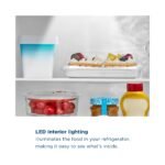 Insignia 4.5 Cu. Ft. Mini Fridge Top Freezer ENERGY STAR Certification Stainless Steel Look from Kings Outlet