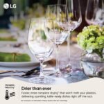 LG - 24" Top Control Smart Built-In Stainless Steel Tub Dishwasher with 3rd Rack, QuadWash Pro, and 46dB - Stainless Steel - Image 3