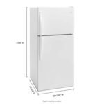 Whirlpool 18.2 Cu. Ft. Top-Freezer Refrigerator White from Kings Outlet