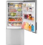 Haier - 15 Cu. Ft. Bottom-Freezer Refrigerator with Quick Cool and Freeze - Stainless Steel - Image 3