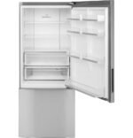 Haier - 15 Cu. Ft. Bottom-Freezer Refrigerator with Quick Cool and Freeze - Stainless Steel - Image 4