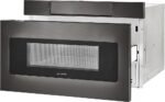 Sharp - 1.2 Cu. Ft. Built-in Microwave Drawer with Sensor Cooking - Black Stainless Steel - Image 2