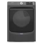 Maytag - 7.3 Cu. Ft. Stackable Electric Dryer with Extra Power Button - Volcano Black