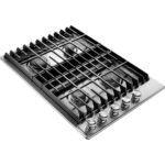 KitchenAid 30" Built-In Downdraft Gas Cooktop 4 Burners Automatic electronic re-ignition Stainless Steel from Kings Outlet