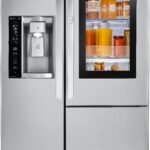 LG - 21.7 Cu. Ft. Door-in-Door Side-by-Side Counter-Depth Smart Refrigerator with Smart Cooling+ - Stainless Steel