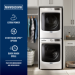 Maytag - 4.5 Cu. Ft. High-Efficiency Stackable Front Load Washer with Steam and Fresh Spin - White - Image 4
