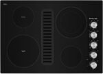 KitchenAid 30" Built-In Downdraft Electric Cooktop 4 Burners Black from Kings Outlet