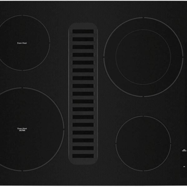 KitchenAid 30" Built-In Downdraft Electric Cooktop 4 Burners Black from Kings Outlet