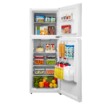 Insignia - 10.1 Cu. Ft. Top-Freezer Refrigerator with Reversible Door and ENERGY STAR Certification - White - Image 2