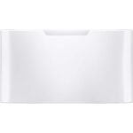 GE - 16" Laundry Pedestal with Storage Drawer for Select Washers and Dryers - White