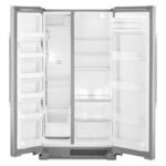 Maytag - 25 Cu. Ft. Side-by-Side Freestanding Refrigerator with Humidity-Controlled FreshLock Crisper - Fingerprint-Resistant Stainless Finish - Image 2
