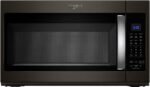 Whirlpool 1.9 Cu. Ft. Over-the-Range Microwave Sensor Cooking Black Stainless Steel from Kings Outlet