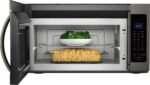 Whirlpool 1.9 Cu. Ft. Over-the-Range Microwave Sensor Cooking Black Stainless Steel from Kings Outlet