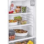 Haier 9.8 Cu. Ft. Top-Freezer Refrigerator Adjustable Spill Proof Glass Shelves Stainless Steel from Kings Outlet