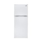 Haier - 9.8 Cu. Ft. Top-Freezer Refrigerator with Adjustable Spill Proof Glass Shelves - White