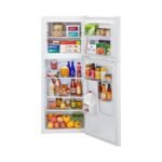 Haier - 9.8 Cu. Ft. Top-Freezer Refrigerator with Adjustable Spill Proof Glass Shelves - White - Image 4