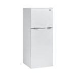 Haier - 9.8 Cu. Ft. Top-Freezer Refrigerator with Adjustable Spill Proof Glass Shelves - White - Image 2