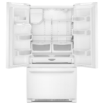 Maytag - 25 Cu. Ft. French Door Refrigerator with PowerCold Feature - White - White on White - Image 2