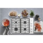 GE 30" Built-In Gas Cooktop White from Kings Outlet