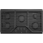 GE - 36" Built-In Gas Cooktop - Black