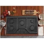 GE 36" Built-In Gas Cooktop Black from Kings Outlet