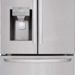 LG - 27.8 Cu. Ft. 4-Door French Door Smart Refrigerator with Double Freezer Drawers - Stainless Steel
