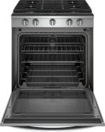 Whirlpool 5.8 Cu. Ft. Slide-In Gas Convection Range Self-Cleaning Air Fry Connection Stainless Steel from Kings Outlet